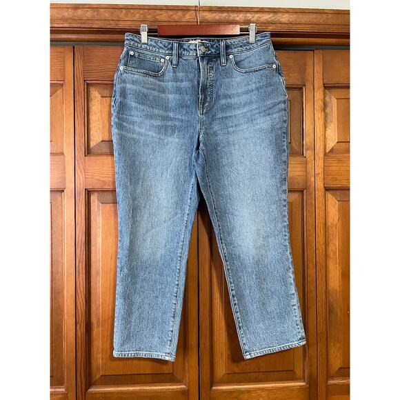 Madewell Women's The Petite Curvy Perfect Vintage Jean in Heathcote Wash SZ 31P - Picture 2 of 14